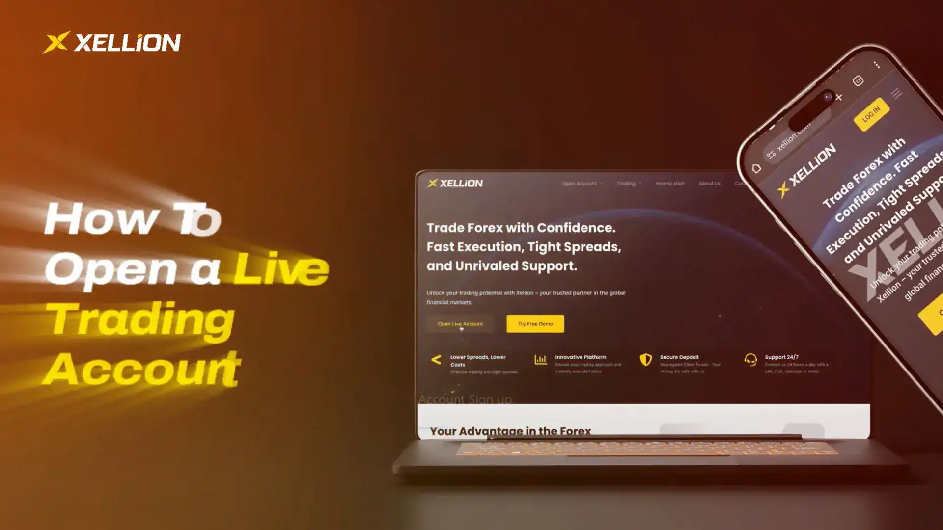 How to open live account