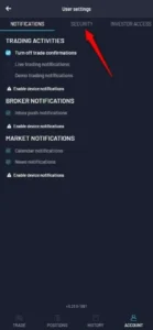 Xellion Trader account